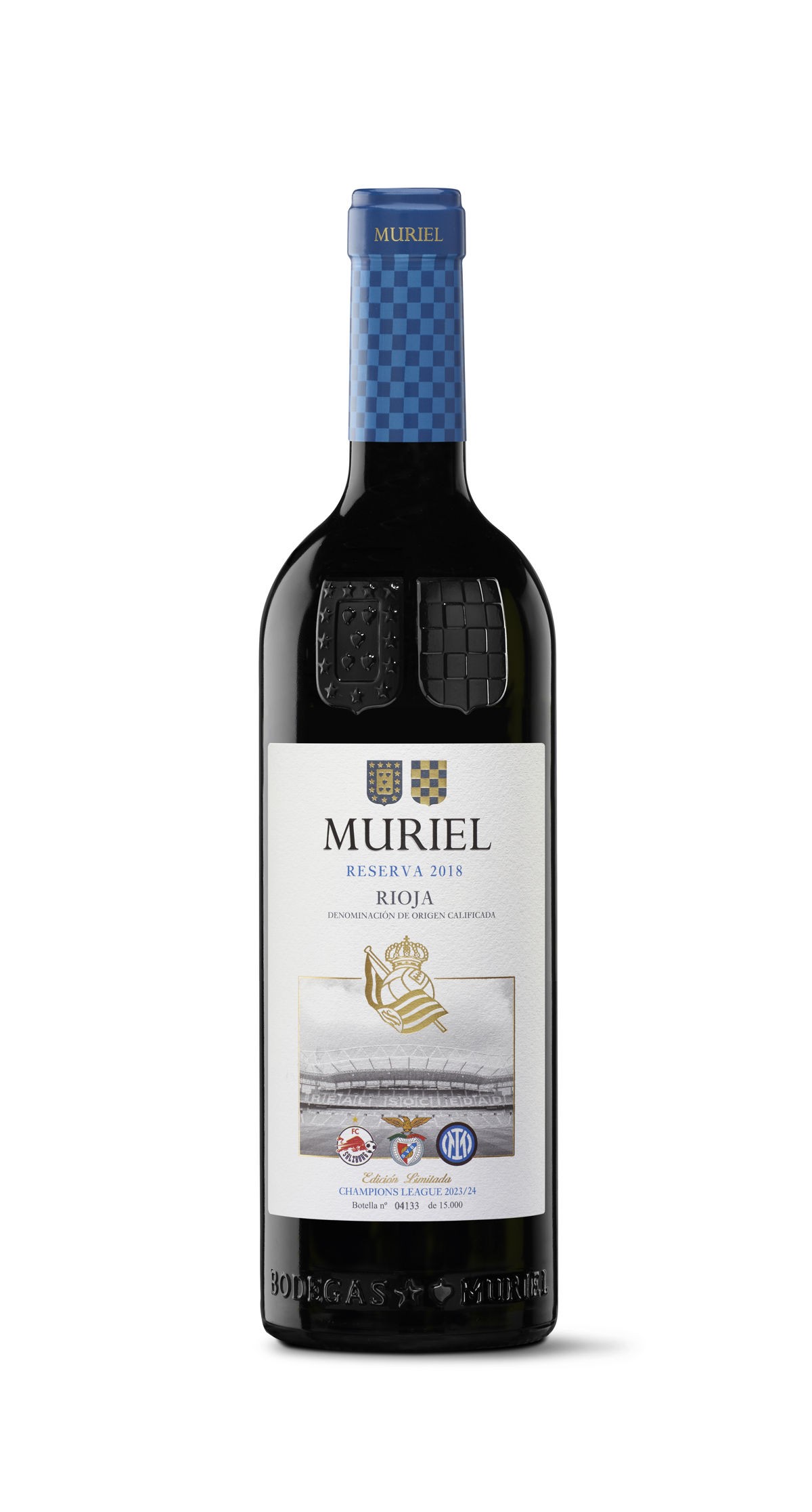 Muriel Reserva 2018 Edición Especial Real Sociedad Champions. Caja de 6 botellas